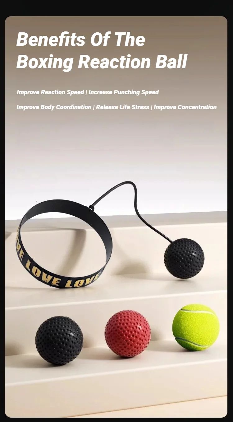 Head Mounted Boxing Speed Training Ball