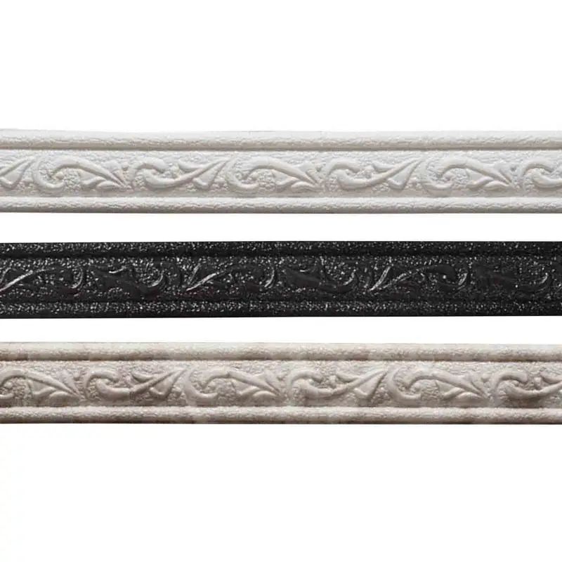 3D Self Adhesive Foam Wall Trim Waterproof Edge Molding