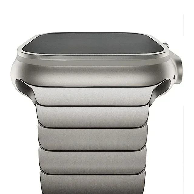 Titanium Tone Stainless Steel Link Bracelet