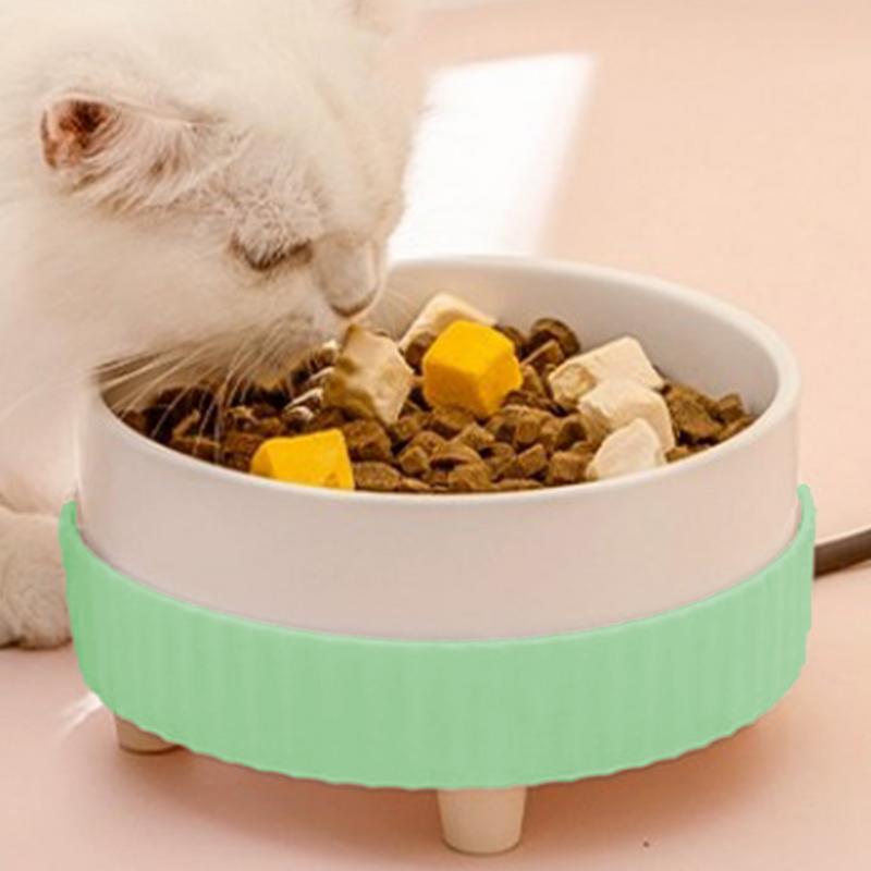 Rechargeable Pet Water Heating Bowl, Heated Cat Bowl, Detachable Ceramic