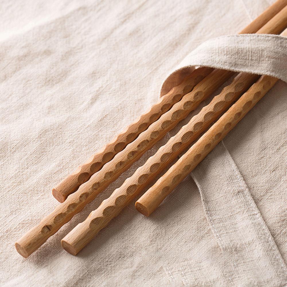 Extra Long Beech Wooden Noodles Cooking Chopsticks - Kitchen Helper Tools