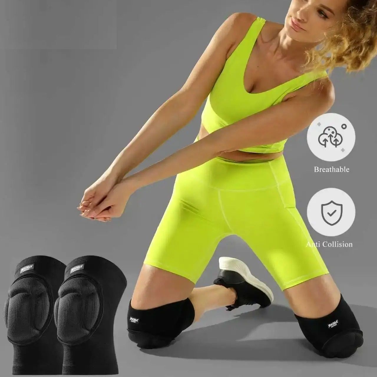 Professional High Impact Padded Sports Knee Sleeves
