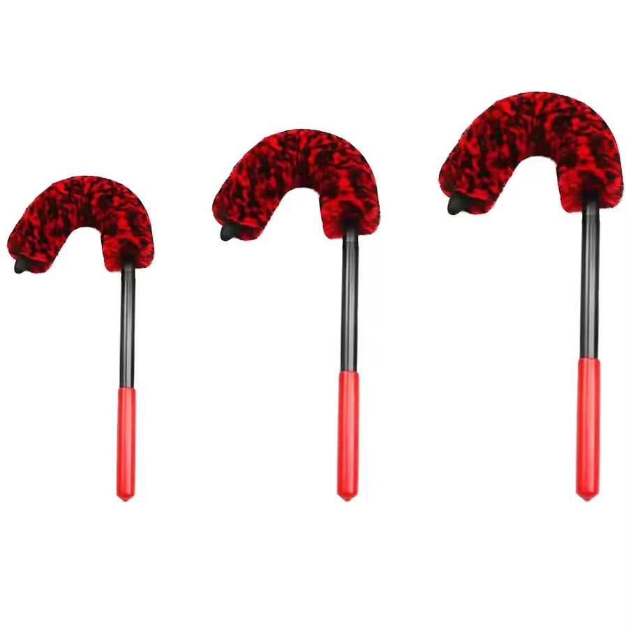 UltraPlush Wheel Woolies Brush – Soft Alloy & Motorcycle Wheel Cleaning Tool for Detailers