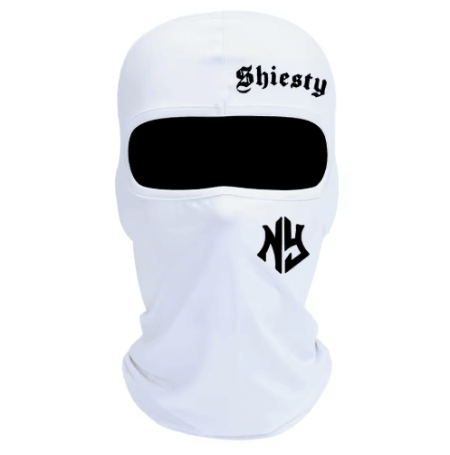 Letter Print Balaclava Face Mask Windproof and Sun Protection Cycling Hat Unisex