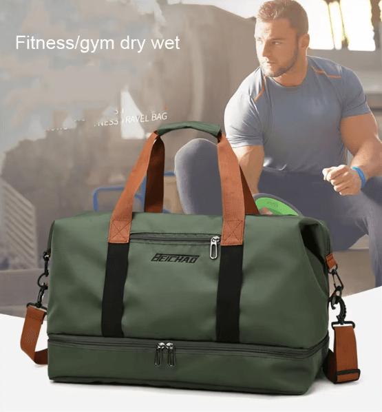 FlexCarry Multi-Use Travel Gym Bag & Weekender Duffle