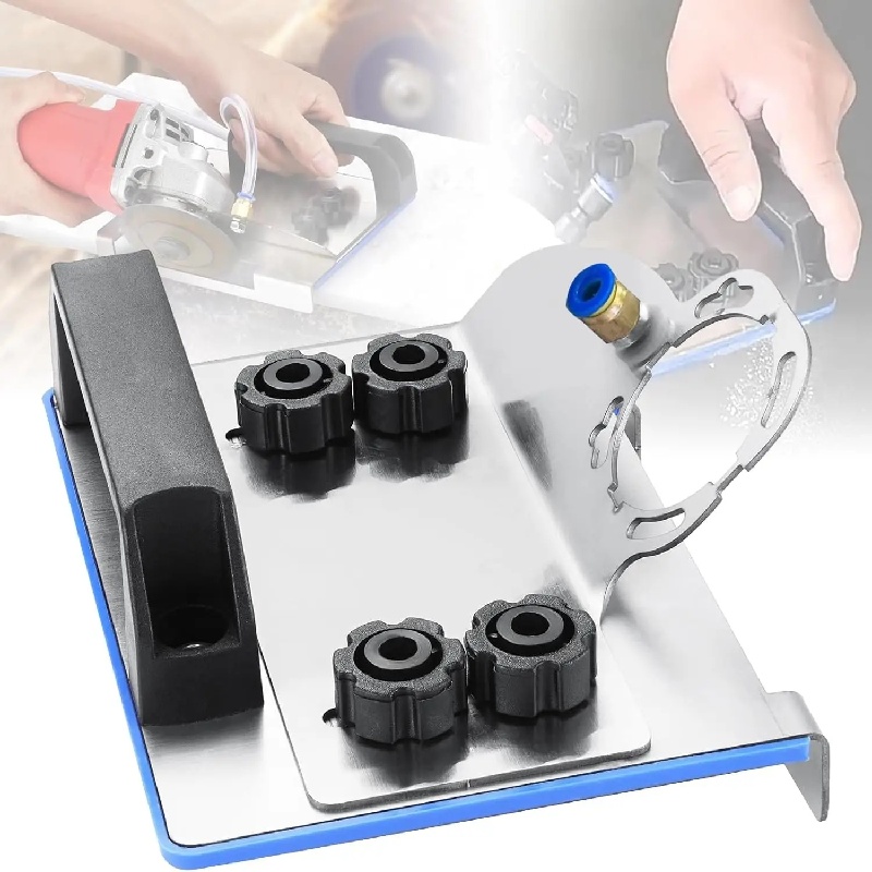 Angle Grinder Stand for Chamfer Cuts, Universal Tile Cutting Holder, Precision Cutting Tool