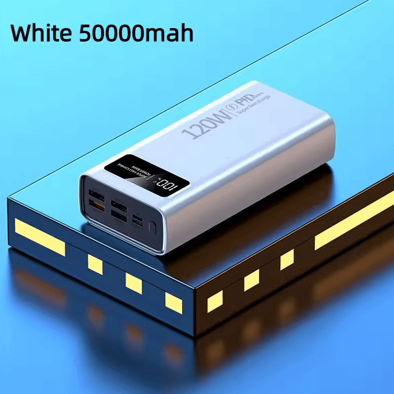 PowerMax Ultra 50000mAh 120W Fast Charging Power Bank with Digital Display