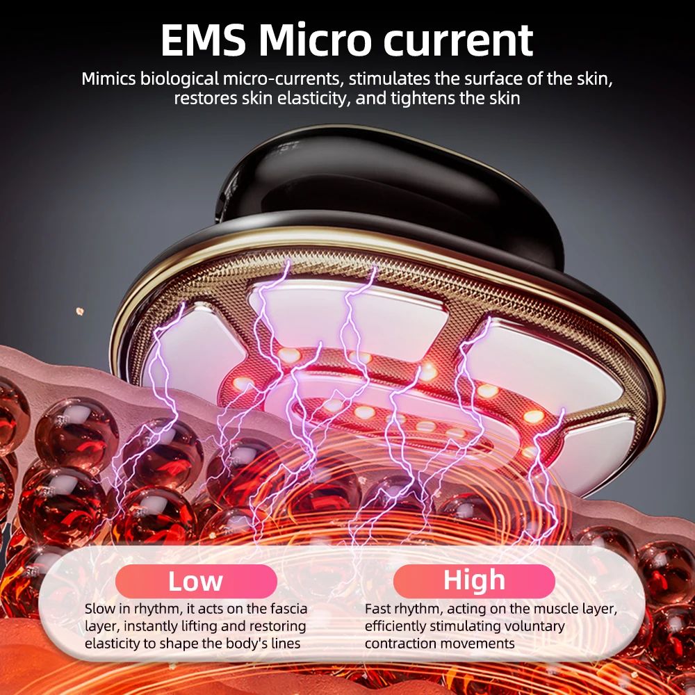 EMS Body Slimming Massager RF Body Sculpting Device with LED Therapy