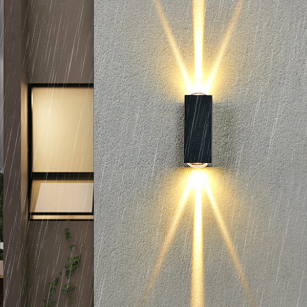 Outdoor LED Wall Light, Waterproof Balcony Terrace Wall Lamp, Porch Garden Lighting Sconce