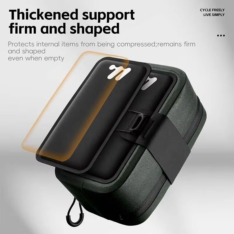 WEST BIKING 0.5L waterproof bike saddle bag Seamless TPU Under Seat Mini Tail Pouch
