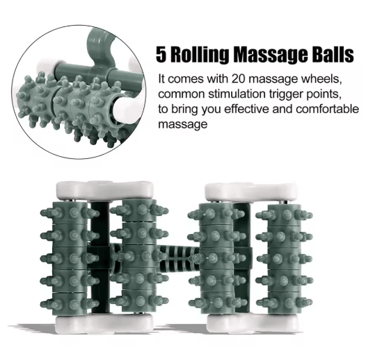 Deep Tissue Muscle Massage Roller – Fascia & Anti-Cellulite Myofascial Release Tool