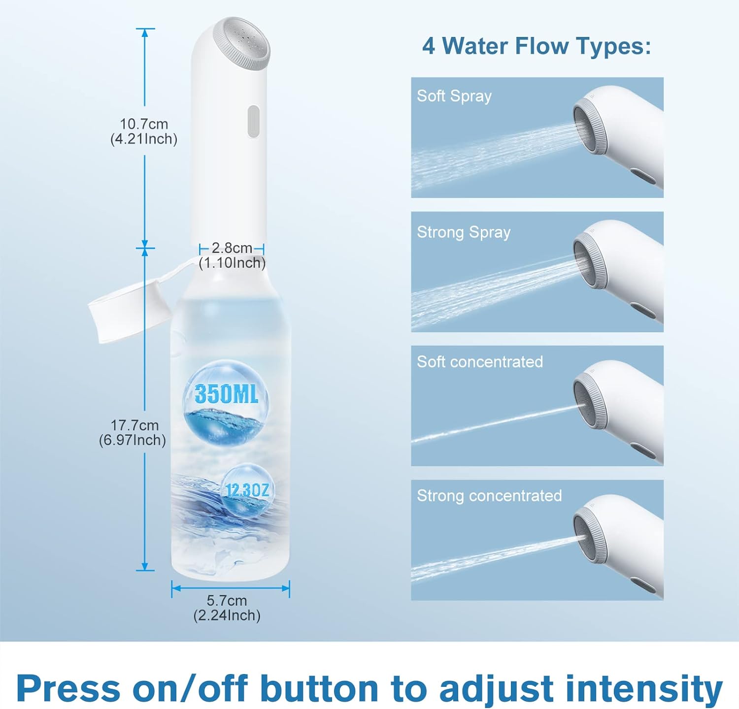 Portable Travel Bidet Rechargeable Personal Bidet Sprayer for Hygienic Cleaning