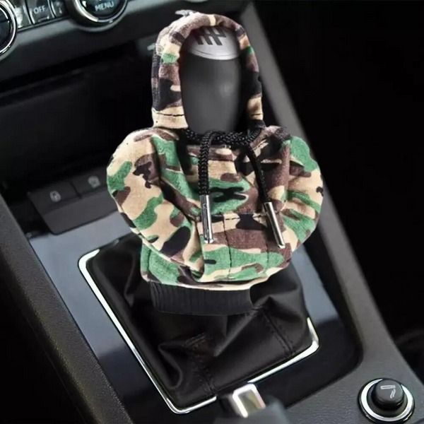 Mini Hoodie Gear Shift Cover, Car Gear Shift Cover for Car Shifter, Interior Trim Protection