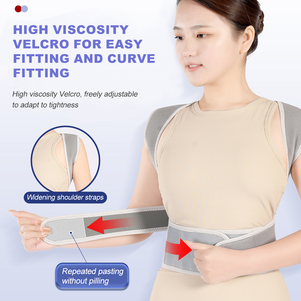 Adjustable Professional Back Brace for Women and Men Posture Corrector, Lumbar Support Belt for Shoulder Alignment