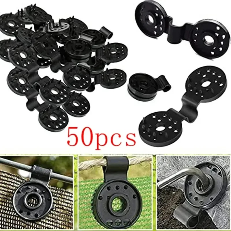 Heavy Duty Shade Cloth Clips Secure Sun Shade Netting Clamps for Garden Greenhouse