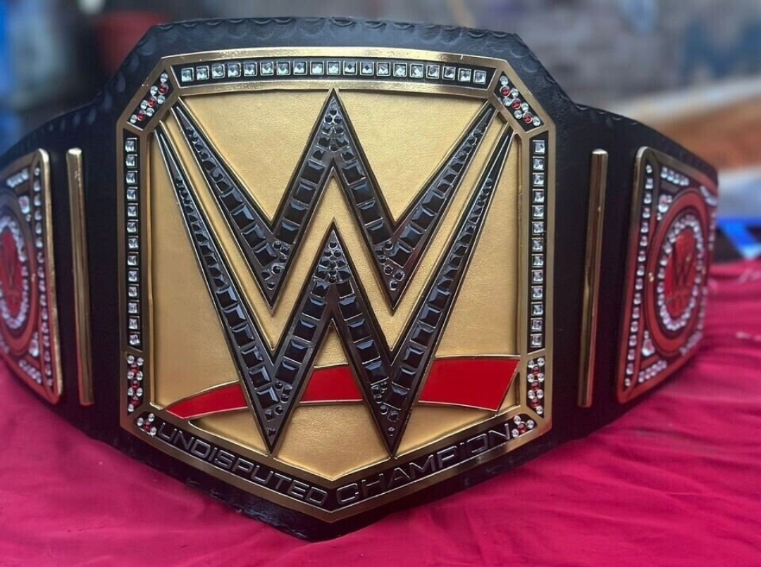 New Universal Championship Belt Undisputed, Replica, Belt Adult Size, 2mm Brass, Gift For Mens, Gifts-For-Boyfriend.