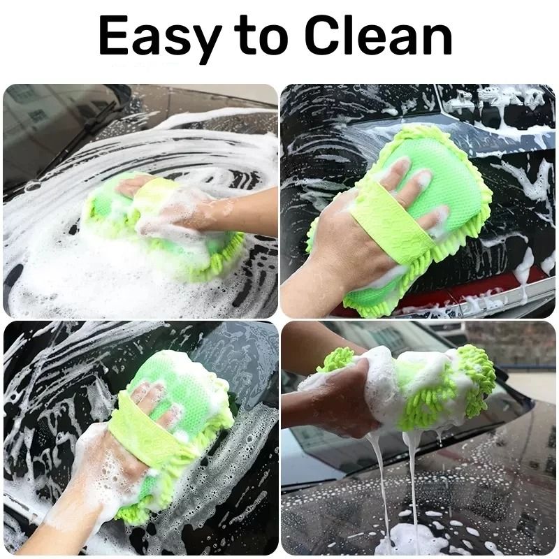 Microfiber Car Washing Sponge and Detailing Cleaning Tool