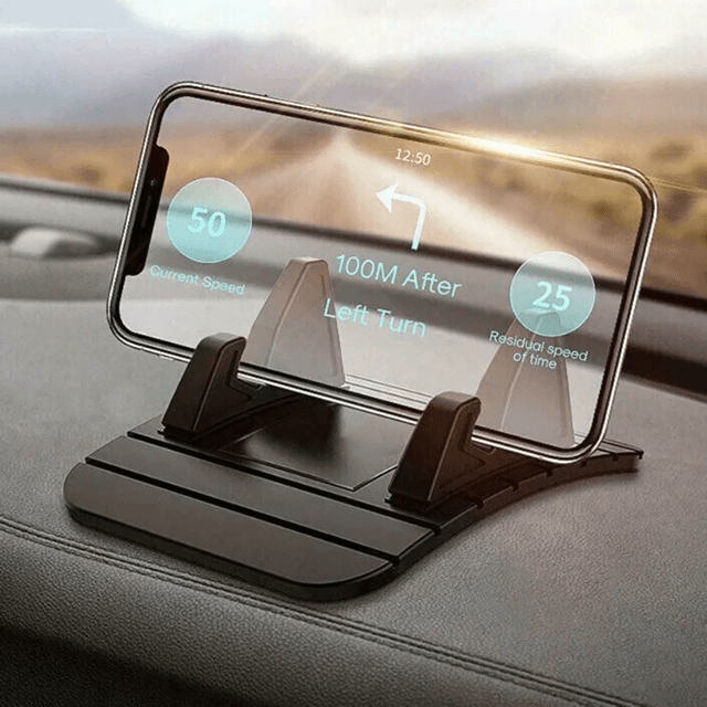 GripSafe Silicone Car Phone Holder Dashboard Mount