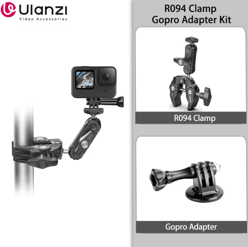 Ulanzi R094 Super Clamp with Double Ball Head Magic Arm