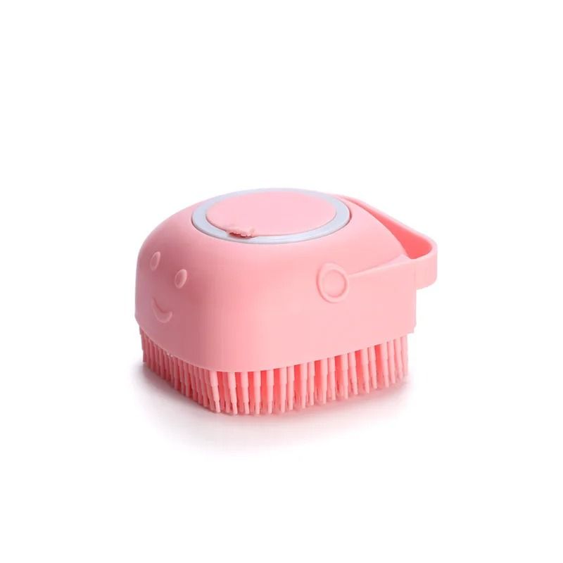 2-in-1 Silicone Pet Bathing Brush & Massager