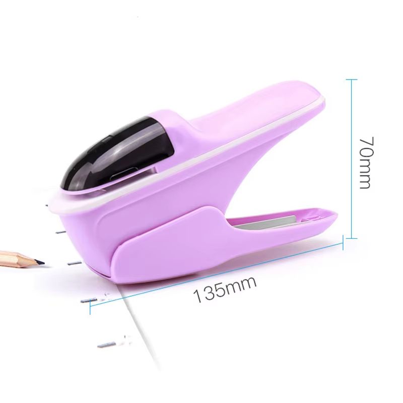 Desktop Stapleless Stapler Paper Binding Tool, Office & School Document Fastener