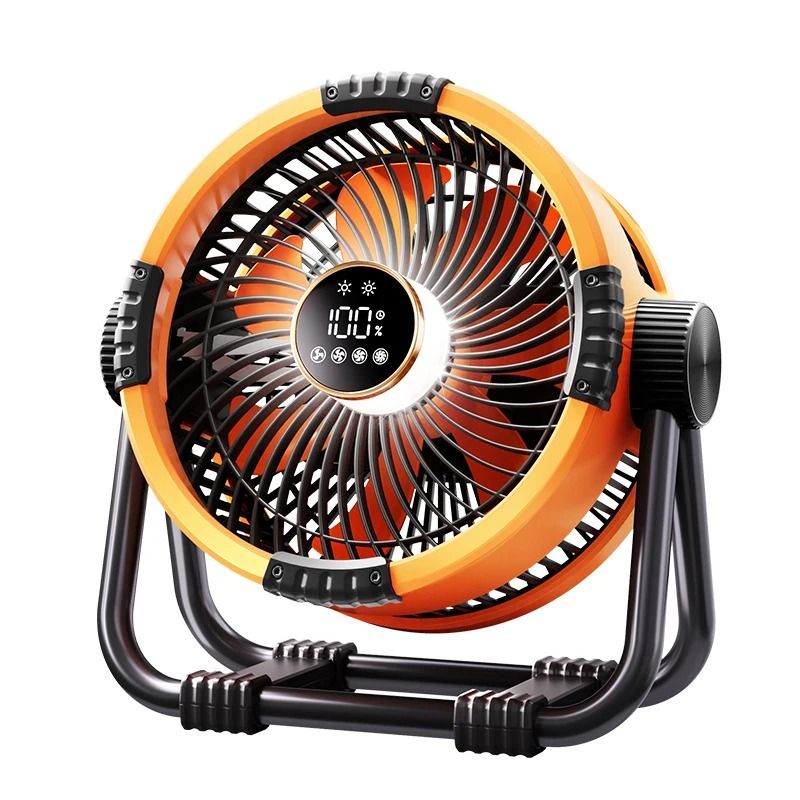 Rechargeable Camping Fan with Light 20000mAh Portable Tent Ceiling Fan with Hook