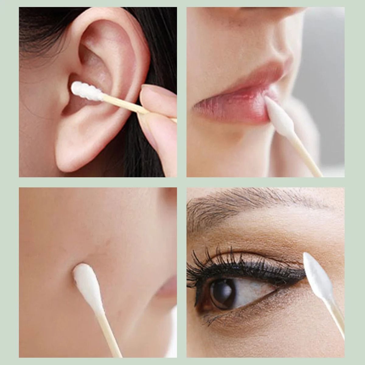 Cotton Swab Ear Cleaning and Makeup Tool 200 300 500 Pack Precision Cleaning