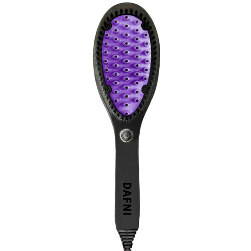 Hair Straightener Brush, Ceramic Fast Straightening, Hot Comb Styling Tool Womens Smoothing Brush Curling Iron