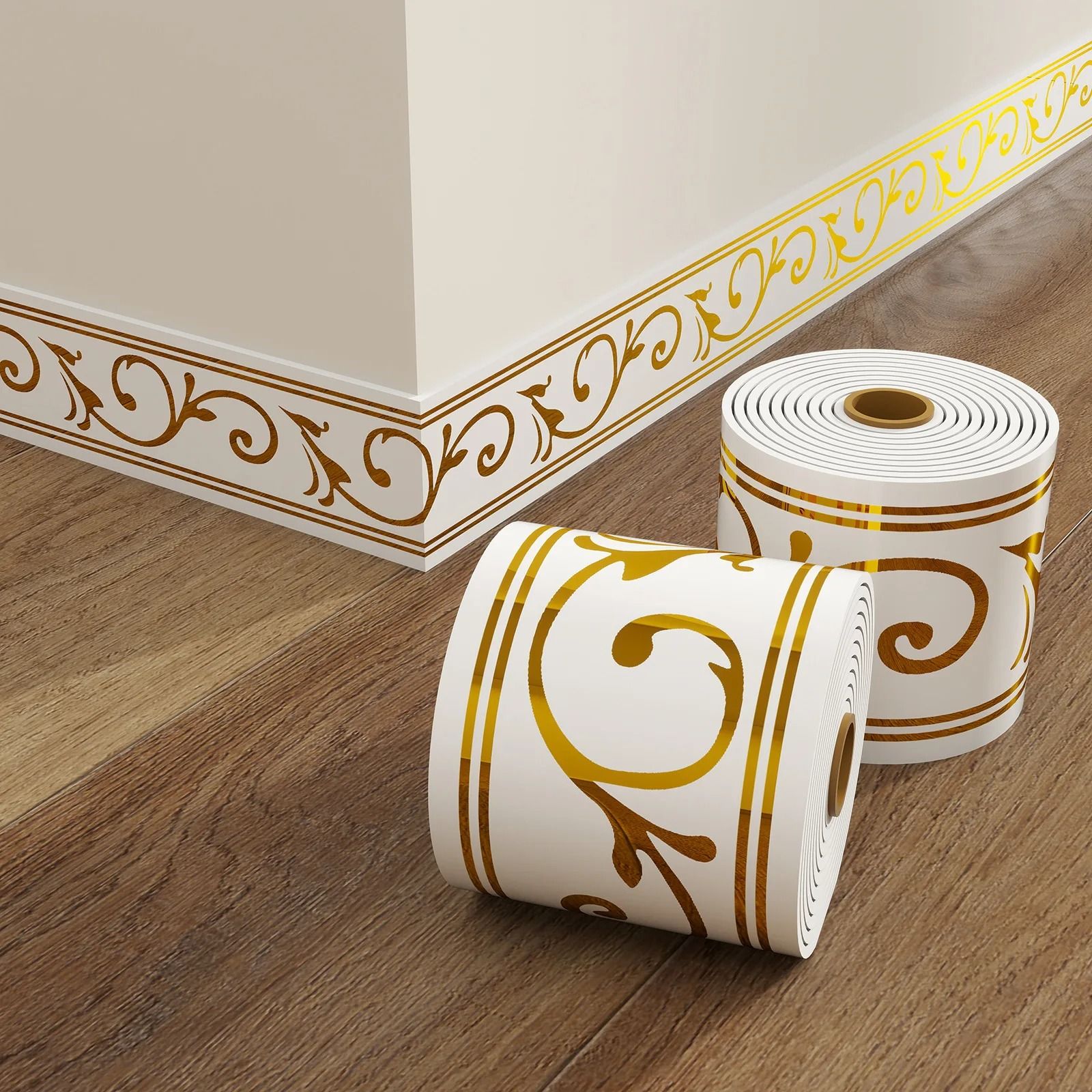Flexible Self Adhesive Foam Skirting Board Wall Trim