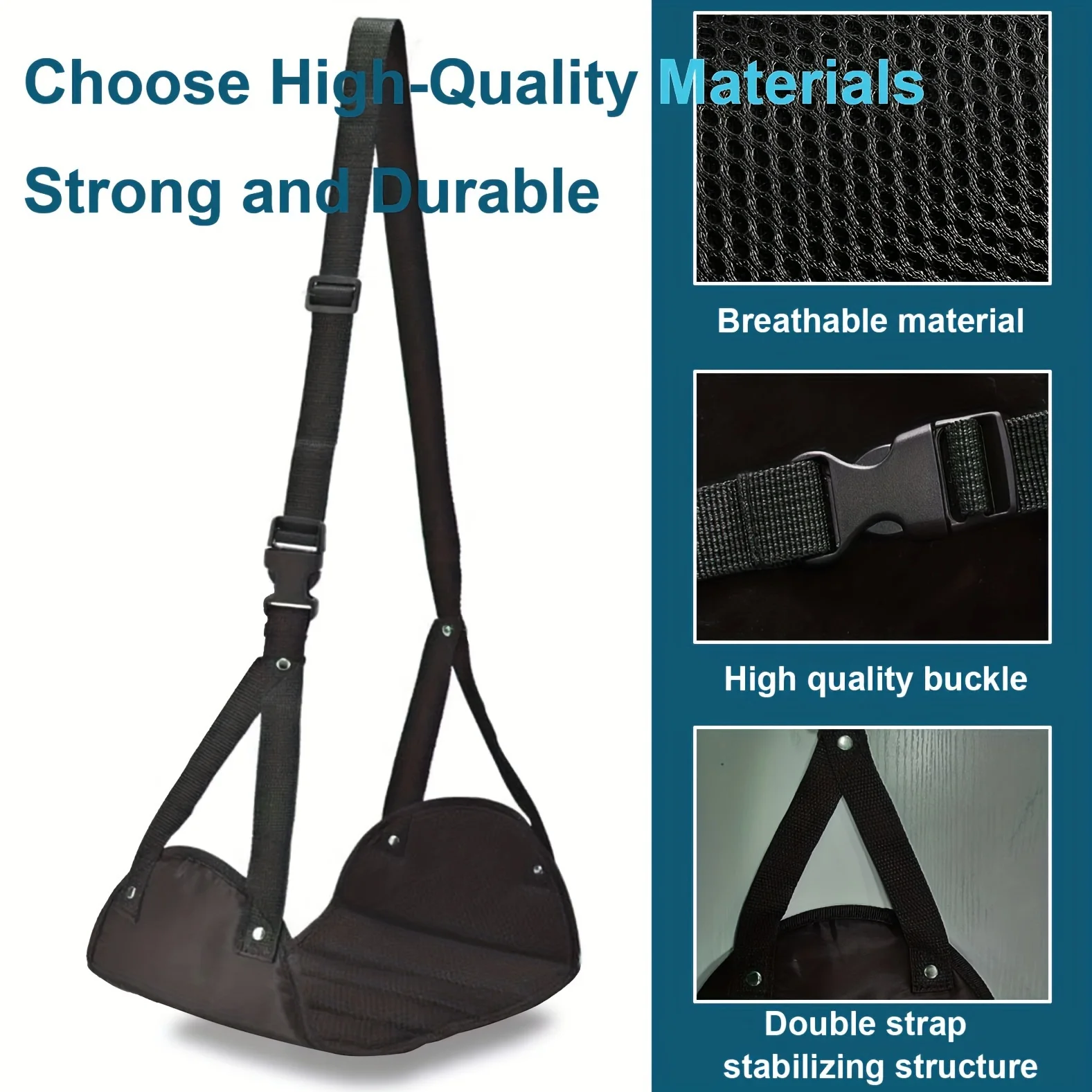 New Travel Hammock with Airplane Footrest, Stepping Travel Artifact, High-Speed Rail Hammock Office Foot Hanging