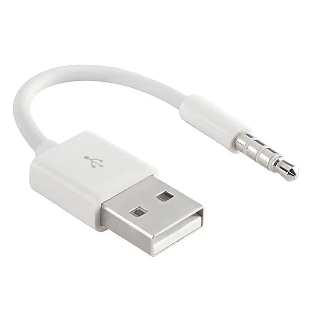 USB to 3.5mm Sync Data and Audio Charger Cable for iPod Shuffle 3rd 4th 5th 6th Generation High Speed Accessory