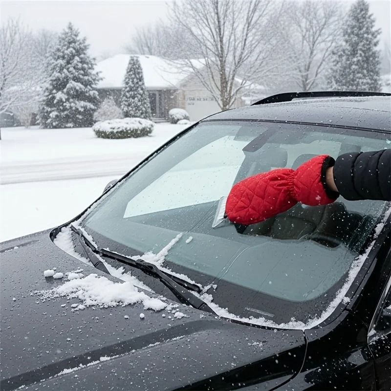 Heavy Duty Car Ice Scraper Windproof Snow Removal Tool Set