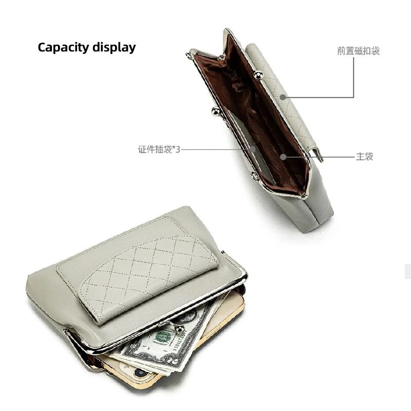 Fashionable Mandarin Duck Buckle Single-Shoulder Mobile Phone Bag