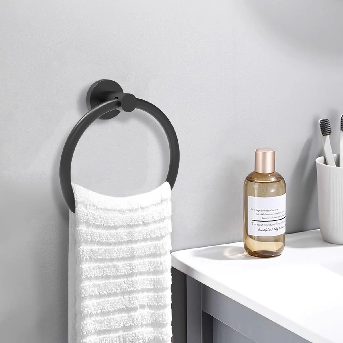Stainless Steel Towel Ring – SUS304 Round Hand Towel Holder