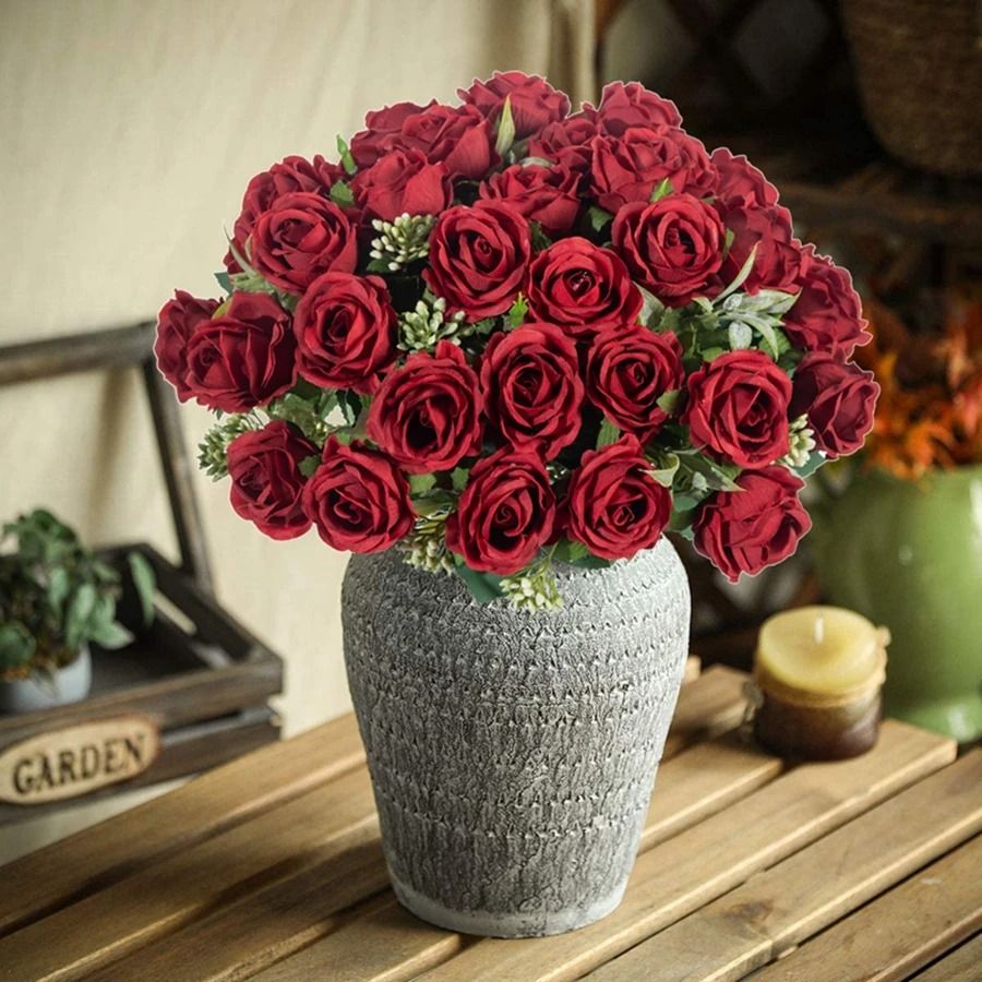 Elysian Silk White Rose Bundle