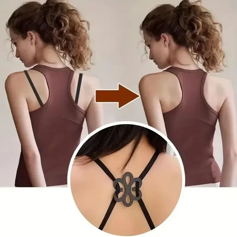 Flower Bra Strap Concealer Clips 20 Piece Set Non Slip Back Strap Holder