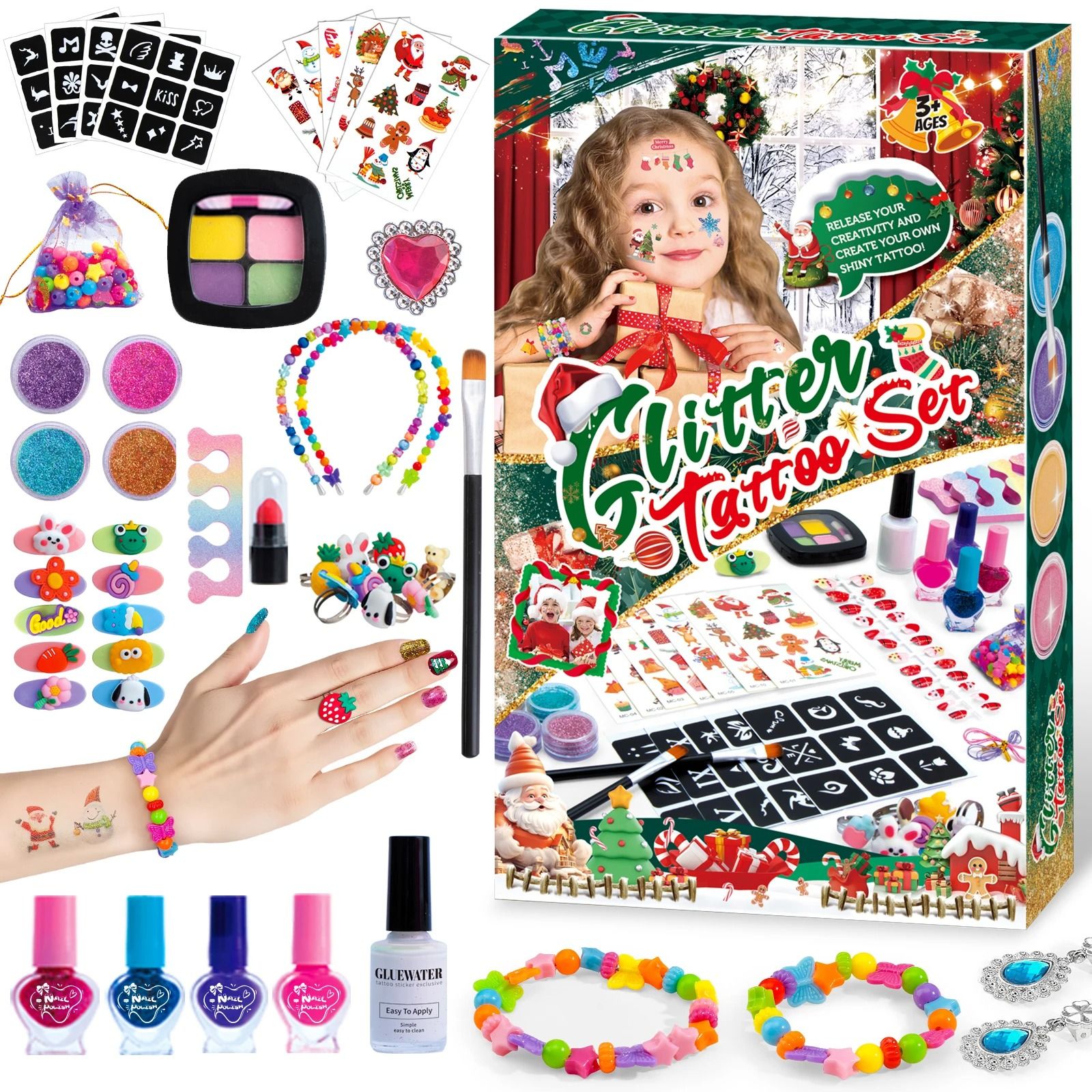 Christmas DIY Makeup and Jewelry Boutique – All-in-One Creative Beauty Set