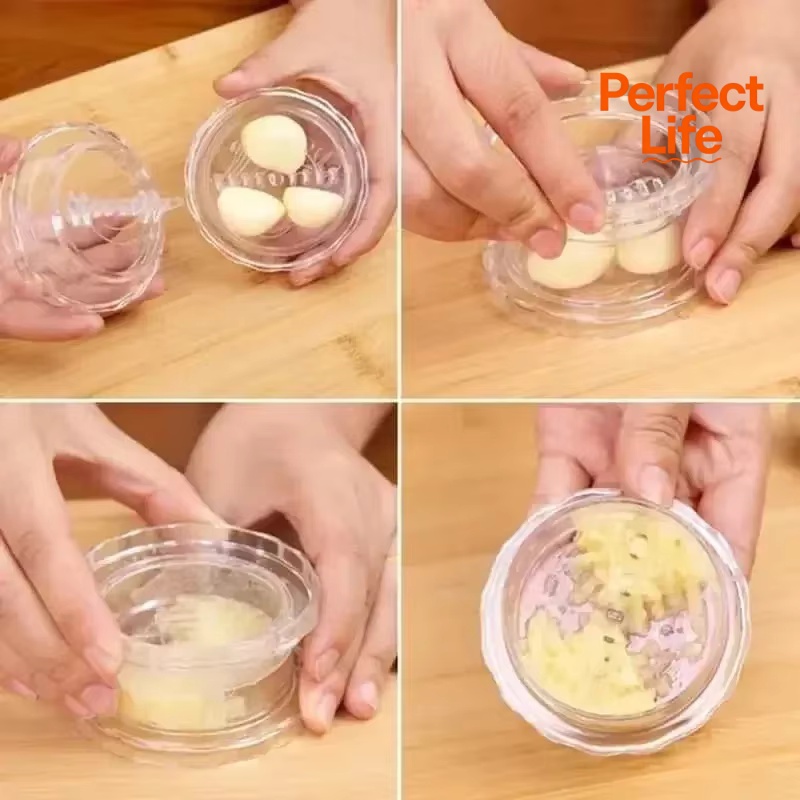 Multifunctional Garlic Crusher Manual Garlic Press Roll Chopper Kitchen Gadgets Home Appliance