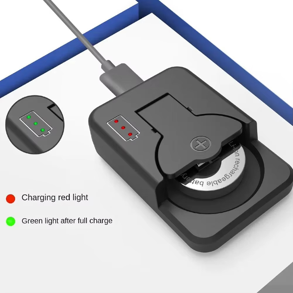 Universal Button Battery Charger with LED Indicator Portable & Efficient Power Solution