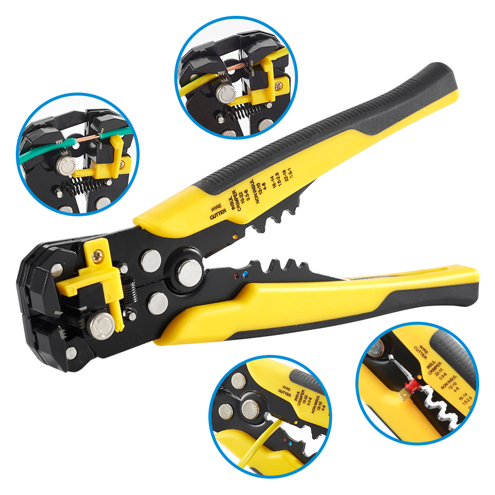 Automatic Wire Stripper Pliers InMultitool Crimping Cutter Cable Electrician Repair Tools