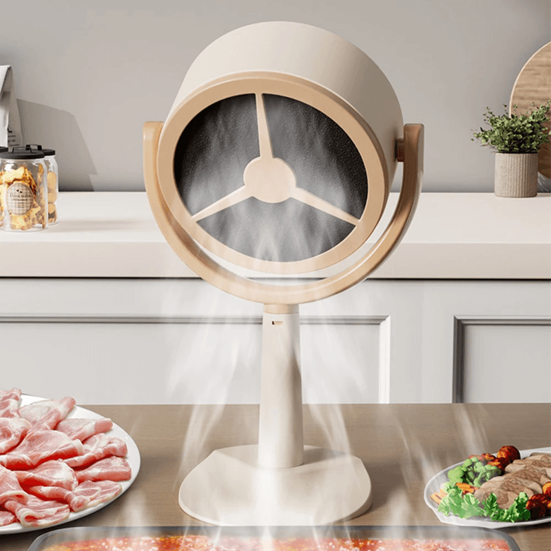 Portable Desktop Range Hood with Filter – USB Exhaust Fan for Indoor Cooking and BBQ Smoke