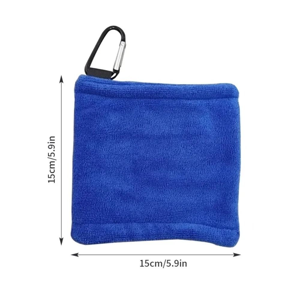 Premium Microfiber Golf Towel – High Water Absorption Cleaning Cloth with Carabiner Hook