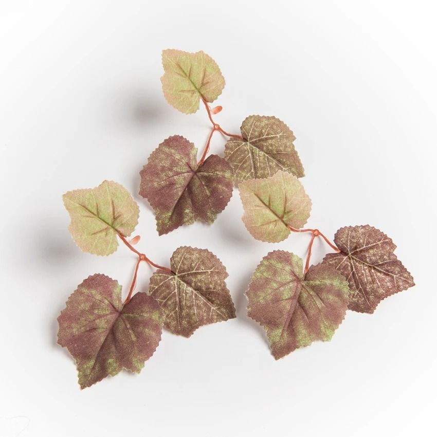 Artificial Grape Leaf Collection – High-Definition Botanical Texture Sculpture