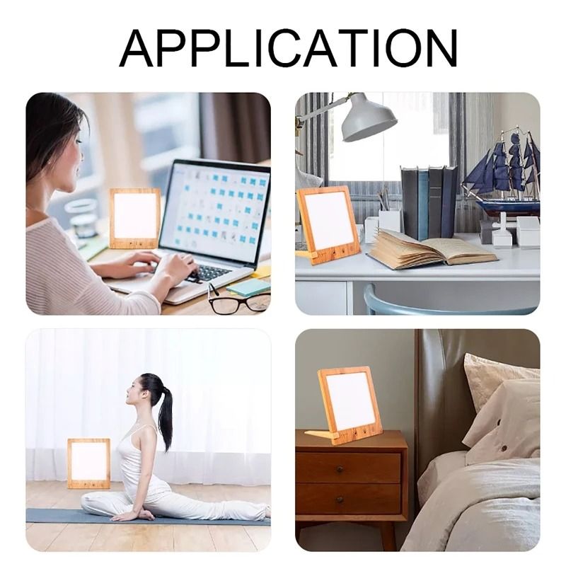 SAD Light Therapy Lamp | Smart Adjustable Sunlight Simulation Desk Lamp