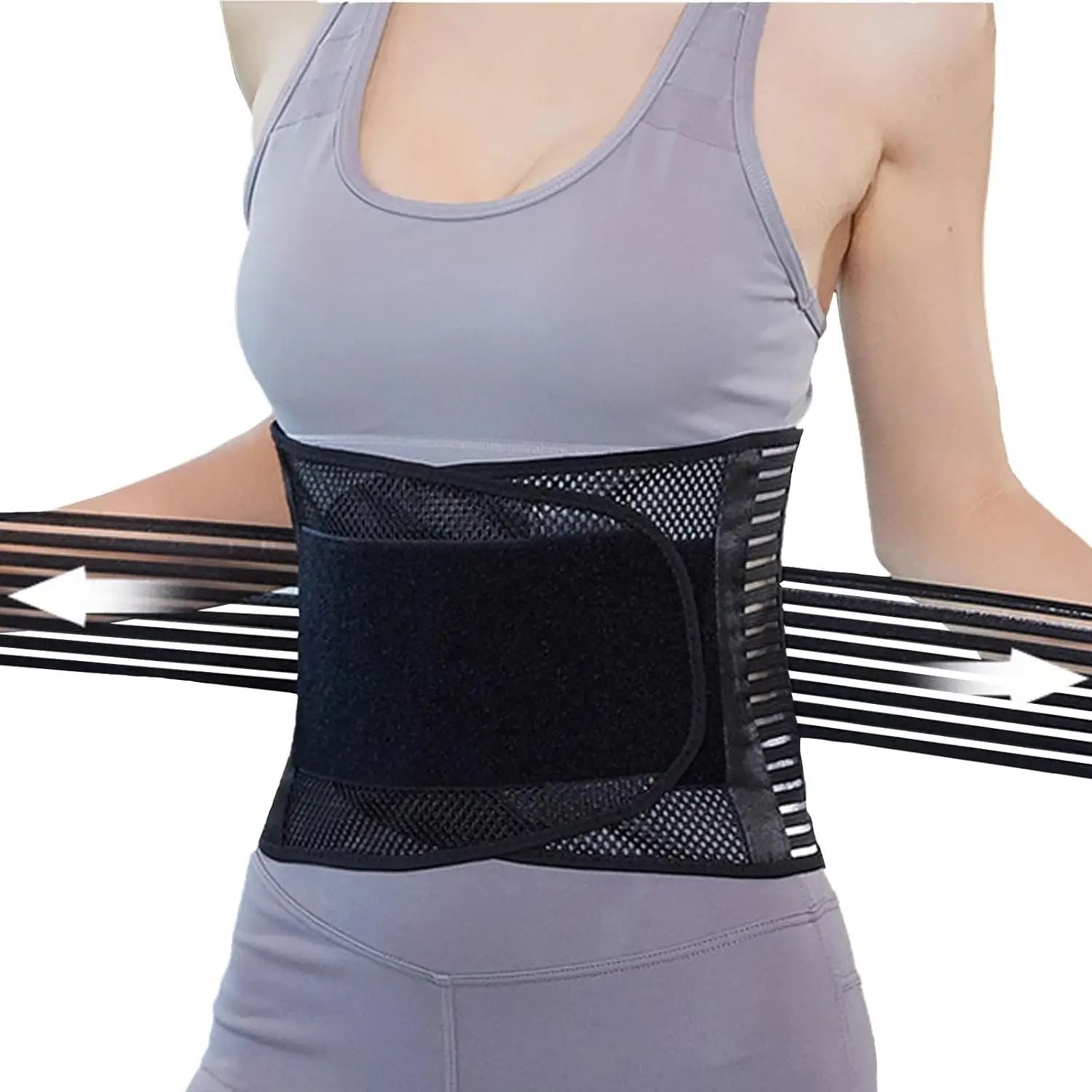 Anti-Skid Lumbar Support Belt and High-Performance Breathable Lower Back Brace