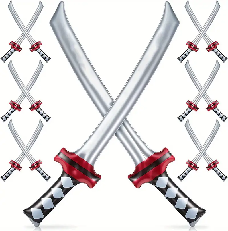 Inflatable Samurai Sword Toy Safe inflatable ninja sword for Kids Cosplay and Parties