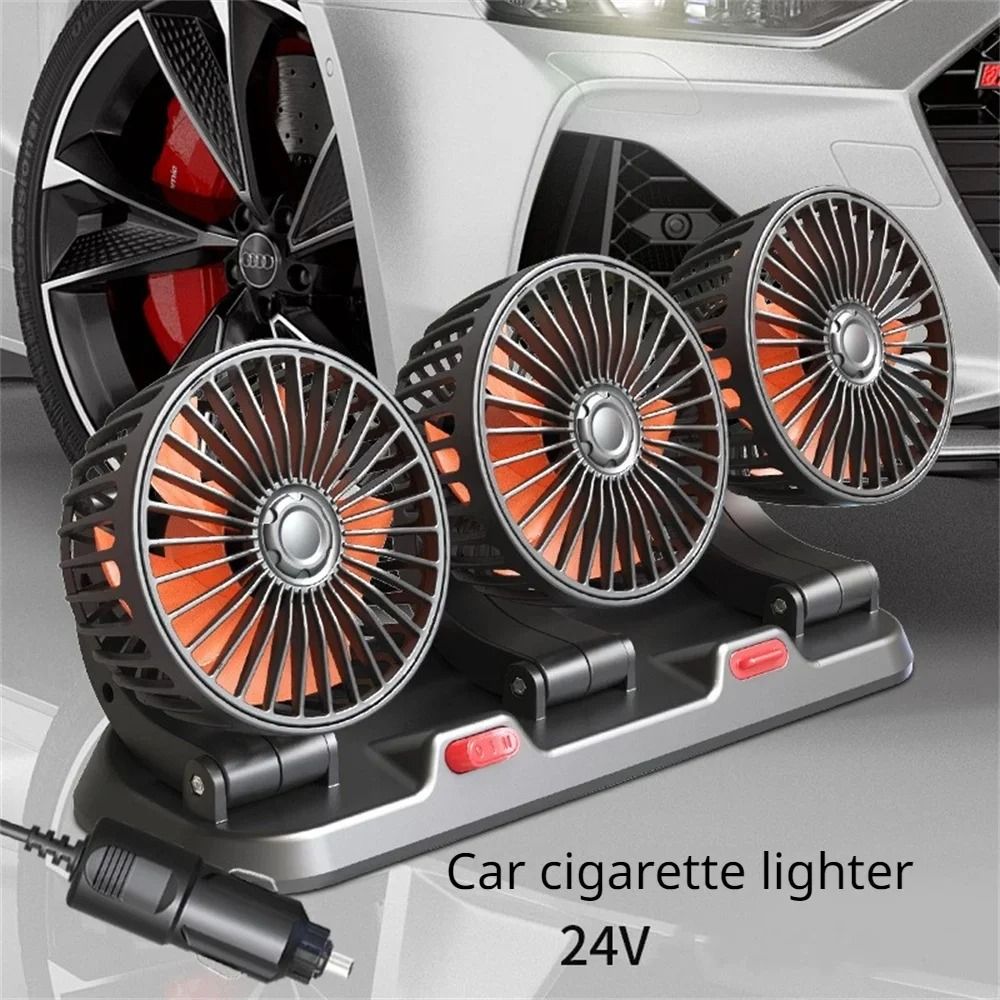 Why Choose Our Car Fan Adjustable Triple Head Electric Dashboard Fan USB 12V 24V