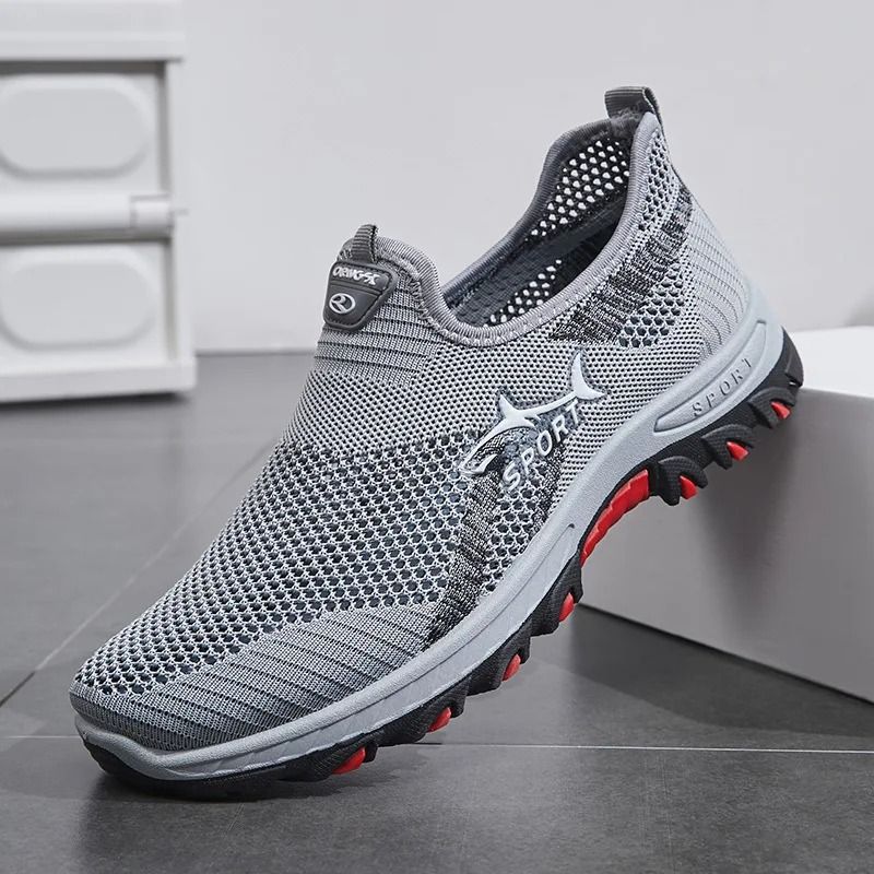 Mens Summer Mesh Sneakers Lightweight Breathable Casual Walking Shoes