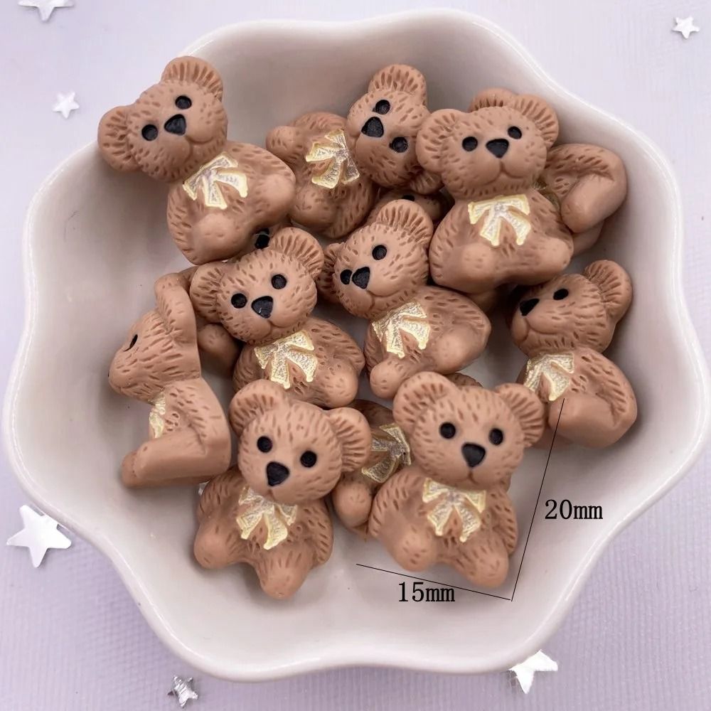 Miniature Narrative Sculpture – High-Definition Kawaii Bear Architectural Ornament