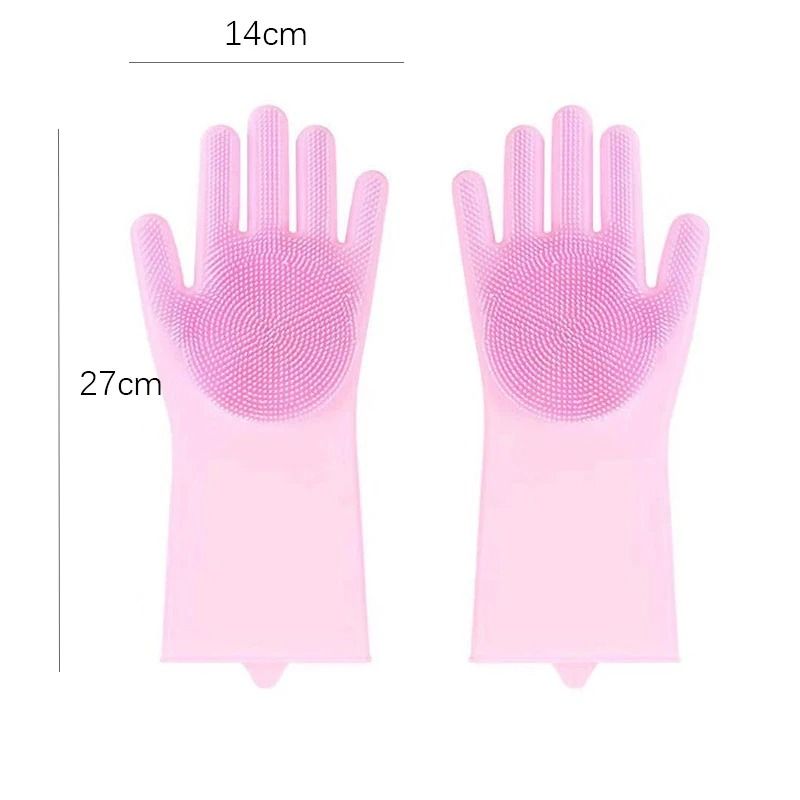 Silicone Pet Grooming and Cleaning Gloves